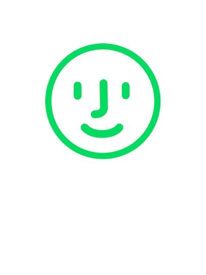 Das Face ID Symbol löst sich in einen Smiley auf.