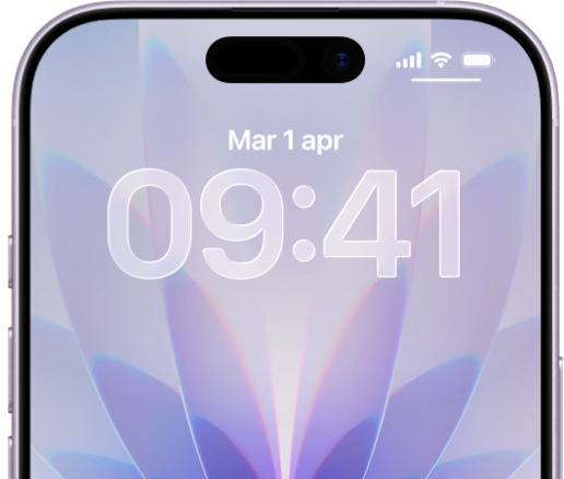 Un iPhone circondato da varie funzioni integrate di Apple.